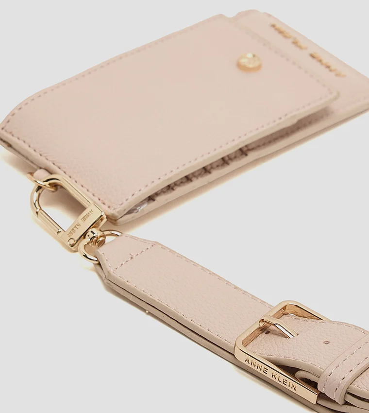 ANNE KLEIN  Anne Klein Logo Detail Zippered Wallet for Women | Best Price UAE